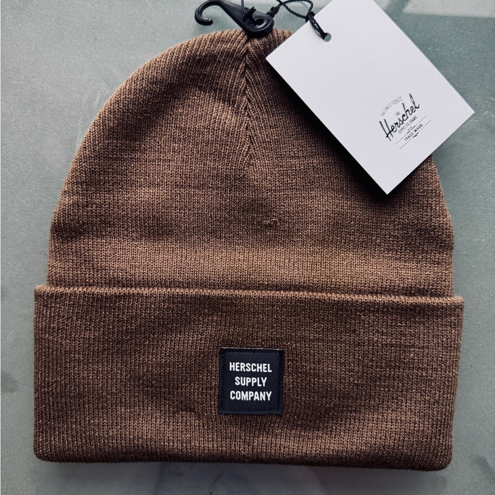 Herschel Supply Company Chocolate Knit Beanie - NWT